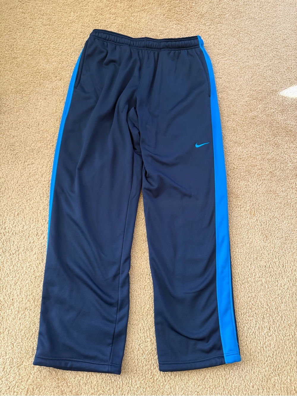 Nike Men’s  Navy Pants with Bright Blue Side Panels